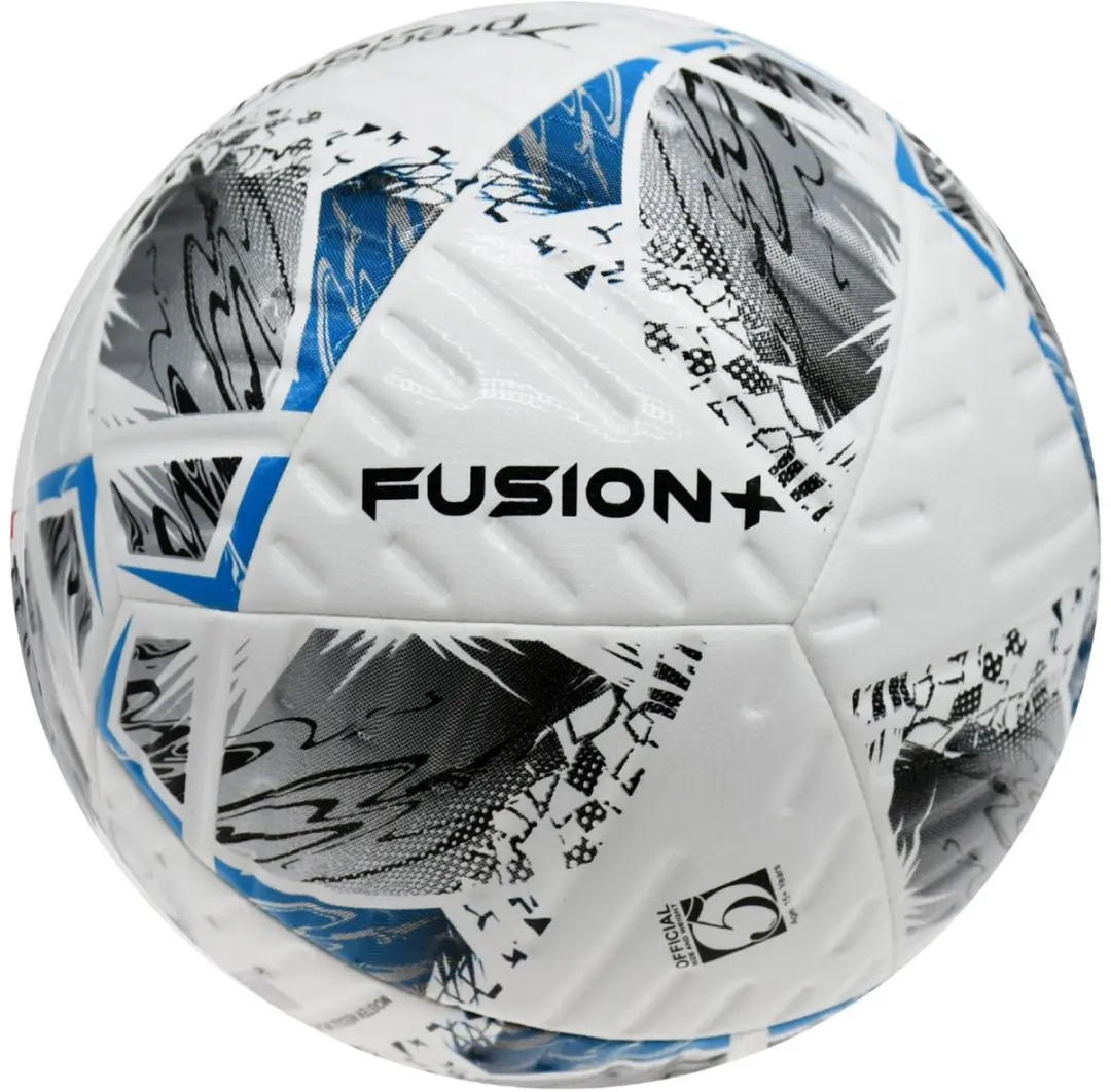 Precision voetbal Fusion+ FIFA trainingsbal wit zilver