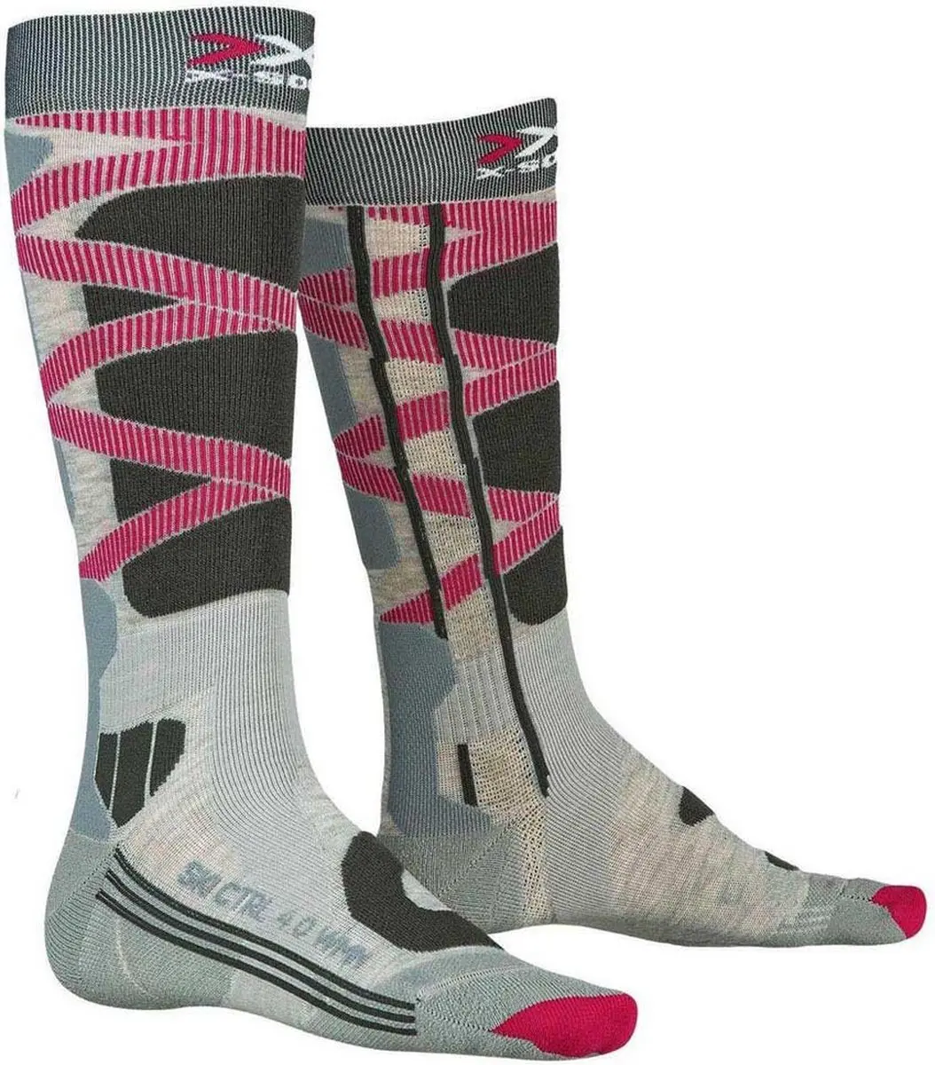 X-Socks Control 4.0 Skisokken Dames - Grijs - 39-40