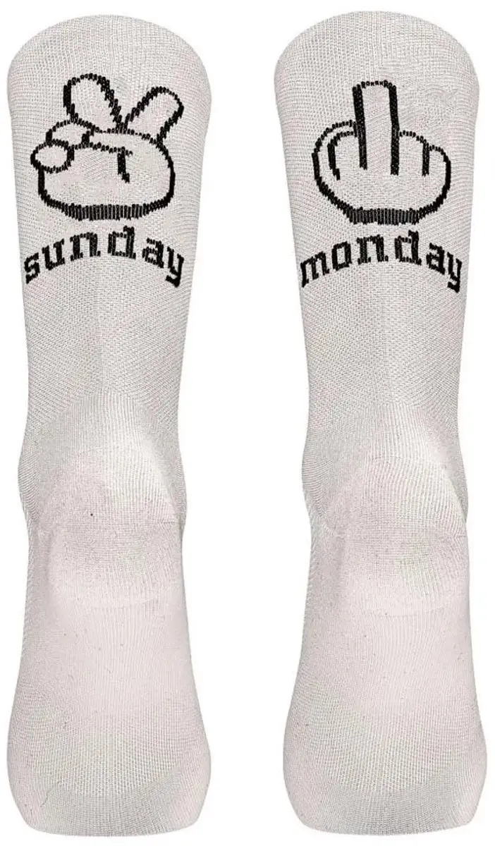 Northwave Sunday Monday Sokken - Wit - afbeelding 2 van 2