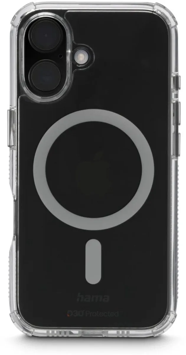 Hama Extreme Protect MagCase iPhone 16 - Transparant