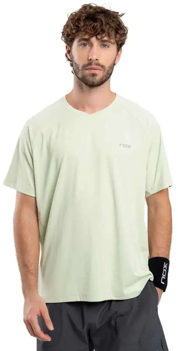 Nox Pro T-shirt Met Korte Mouwen Groen XL Man