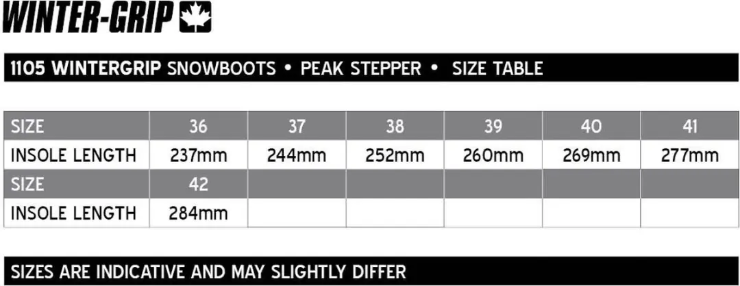 Winter-grip Peak Stepper Winterlaarzen - Zwart - afbeelding 3 van 3