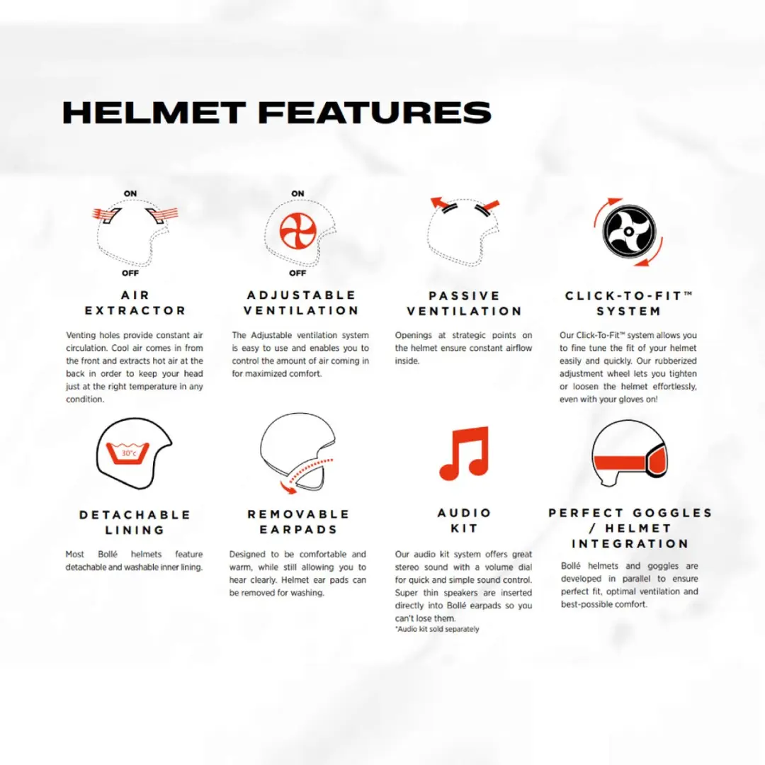 Bollé V-Line Photochromic Skihelm - M - Lichtgrijs - afbeelding 3 van 6