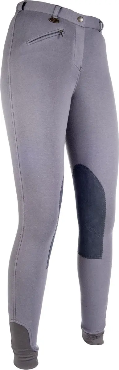 HKM Rijbroek -Penny easy softline knievlak donkergrijs/donkergrijs 164