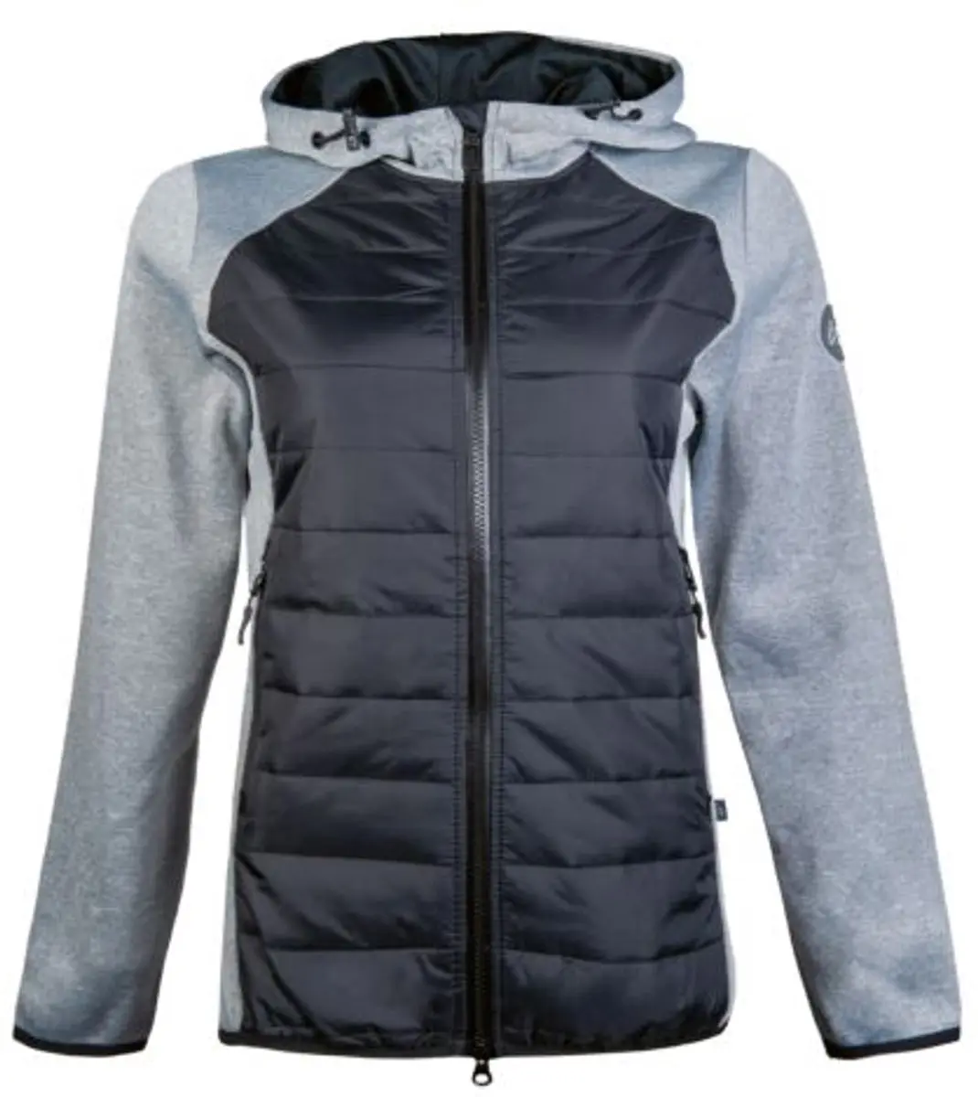 HKM sweat jacket grijs zwart maat xl buitenvest