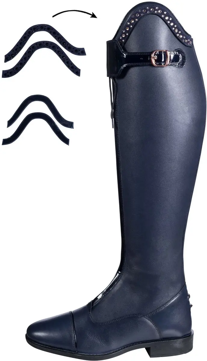 HKM Rijlaarzen Trinity Navy maat 40 Regular/Wide