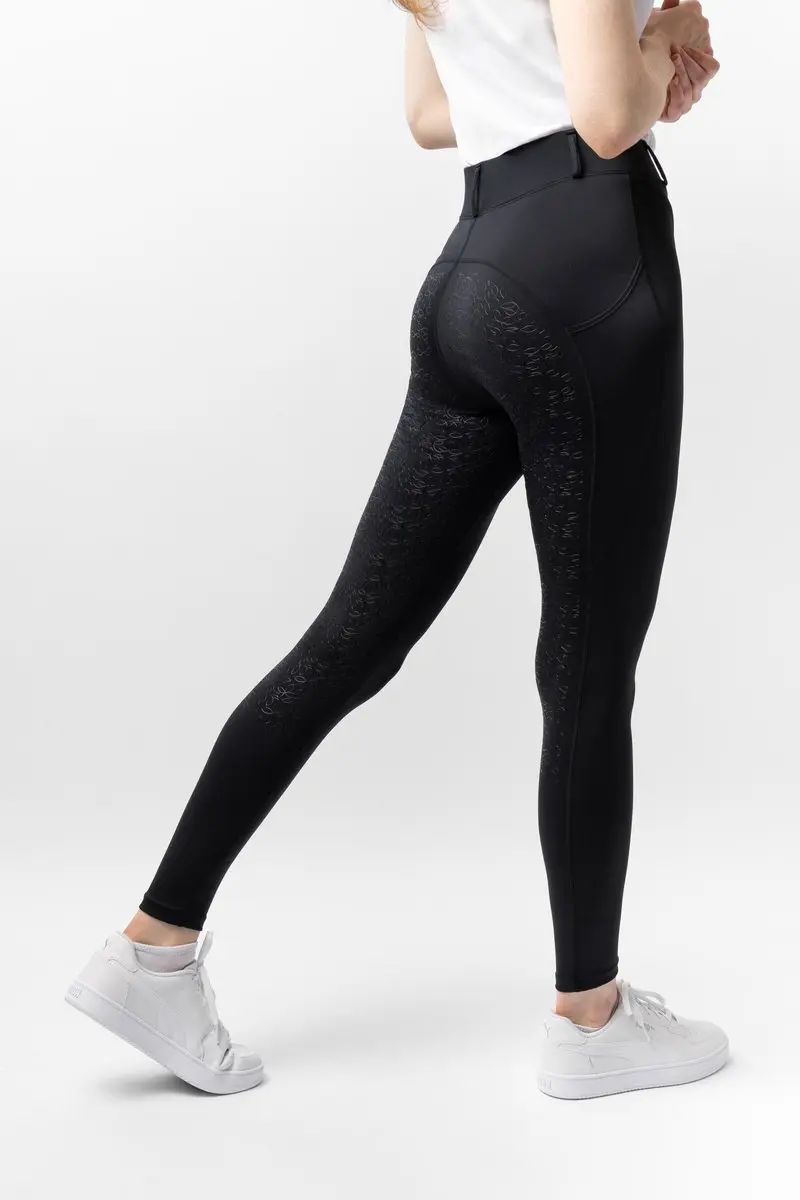 Horze Dea Fullgrip Rijlegging Dames - Zwart - afbeelding 4 van 6