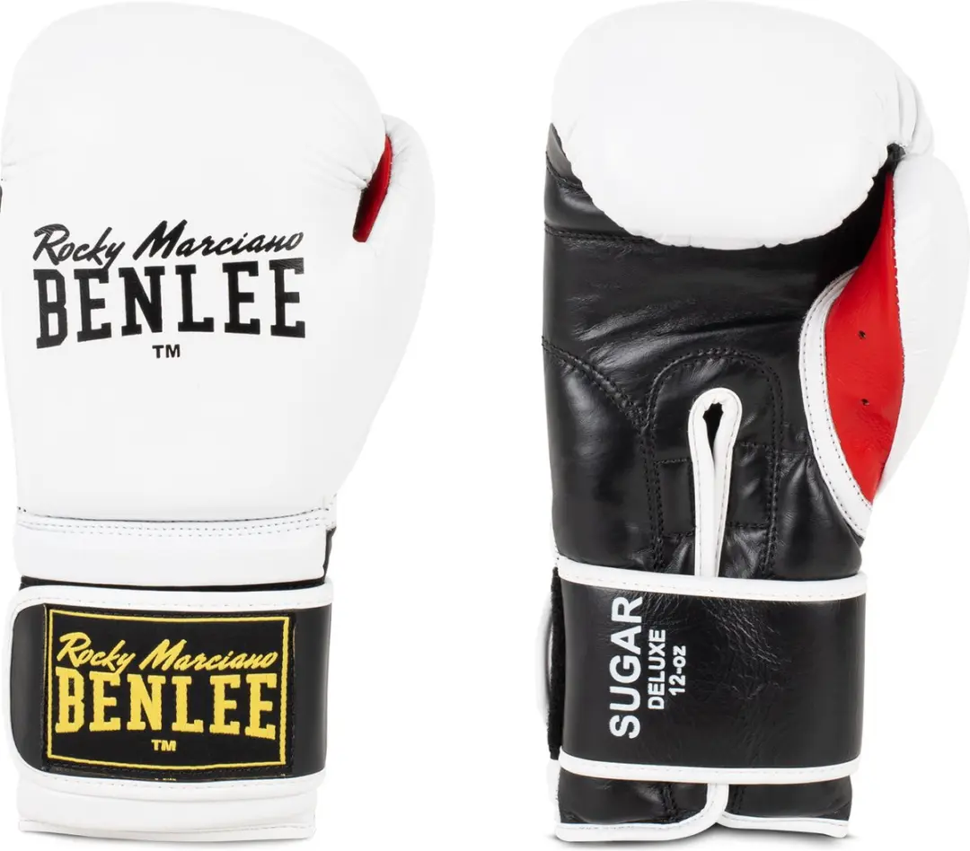 Benlee Sugar Deluxe Leren Bokshandschoenen Wit 20 oz