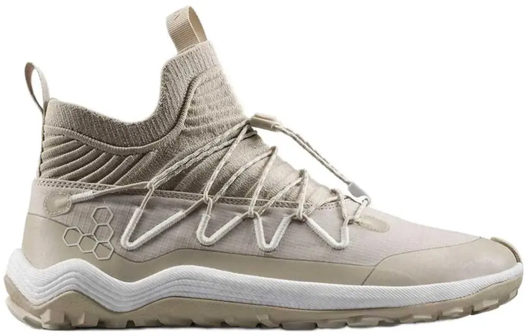 Vivobarefoot Primus Trail Flow Distancia Barefoot Trailschoenen Beige EU 36 Vrou
