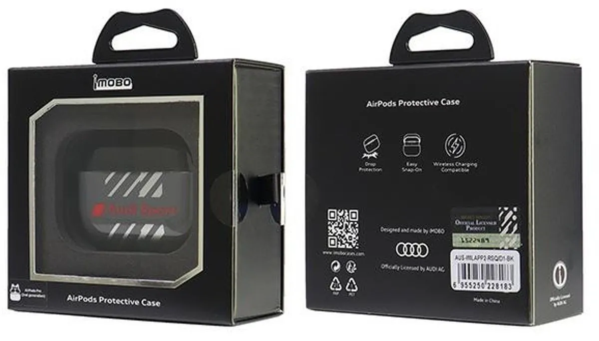 Audi AirPods Pro 2 Hoesje - Transparent - afbeelding 3 van 6