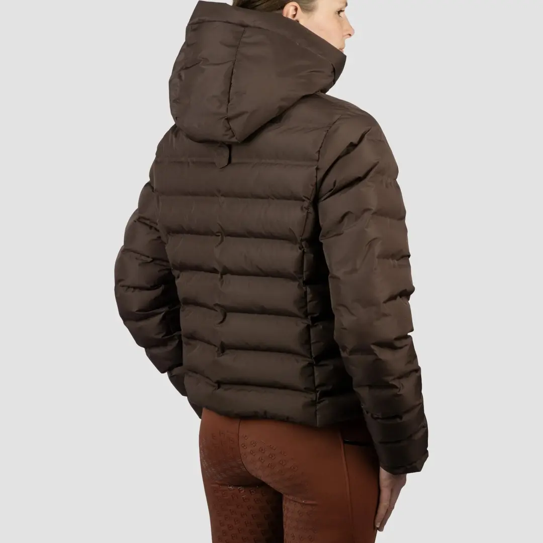 Horka Penelope Pufferjas Kort - Chocolate - S - afbeelding 4 van 6