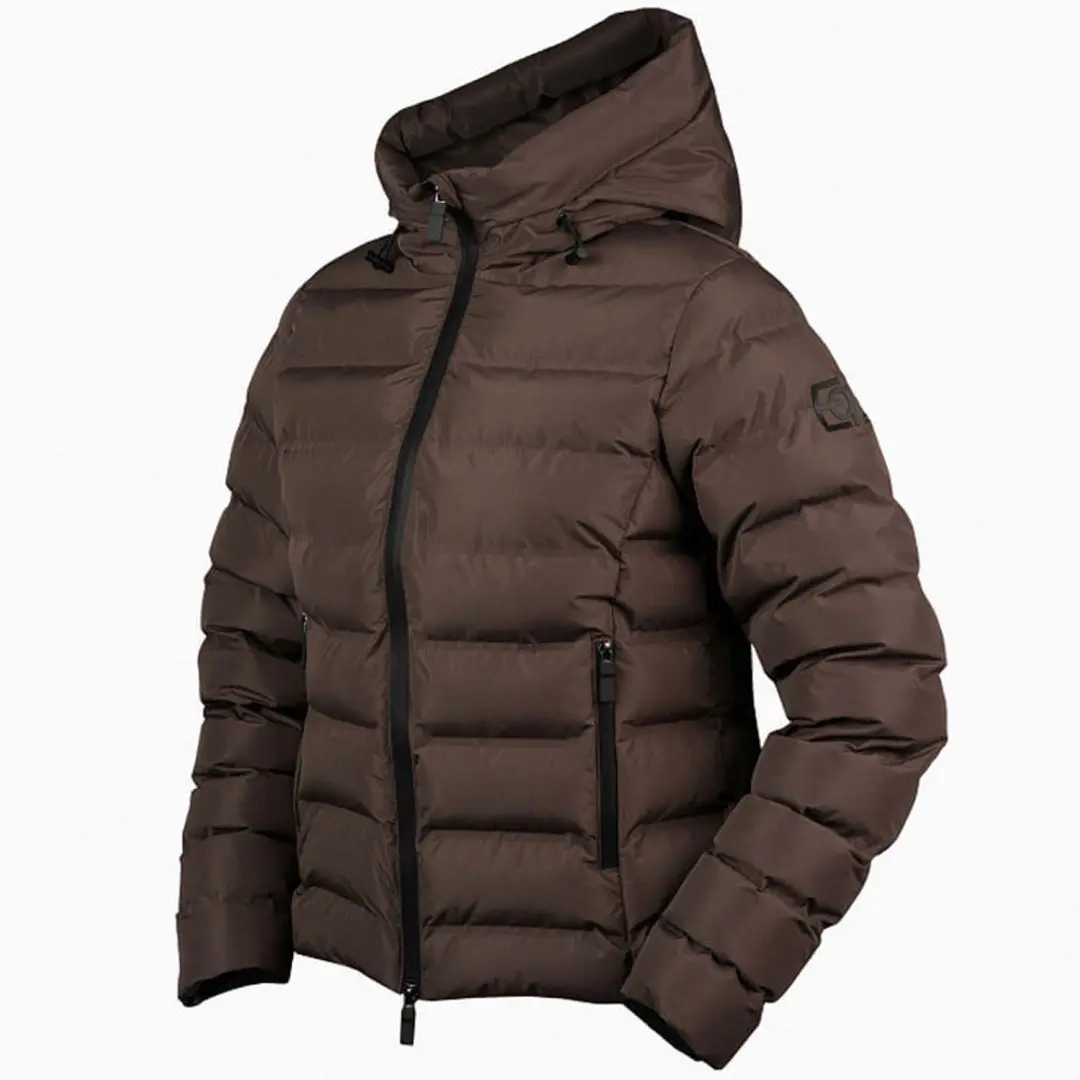 Horka Penelope Pufferjas Kort - Chocolate - S - afbeelding 3 van 6