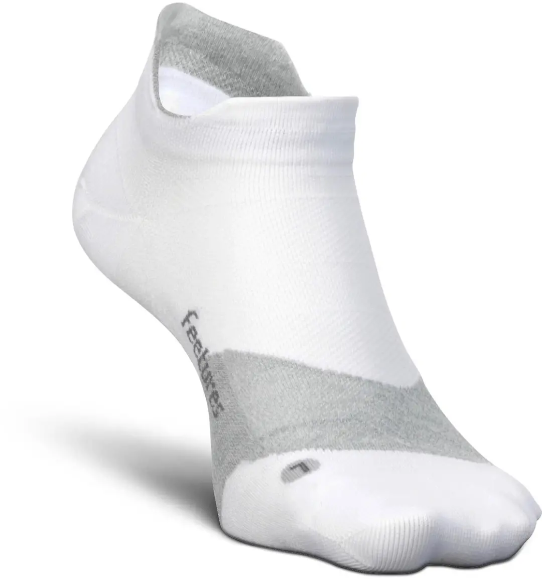 Feetures Elite Ultra Light No Show Hardloopsokken - Wit - afbeelding 3 van 6