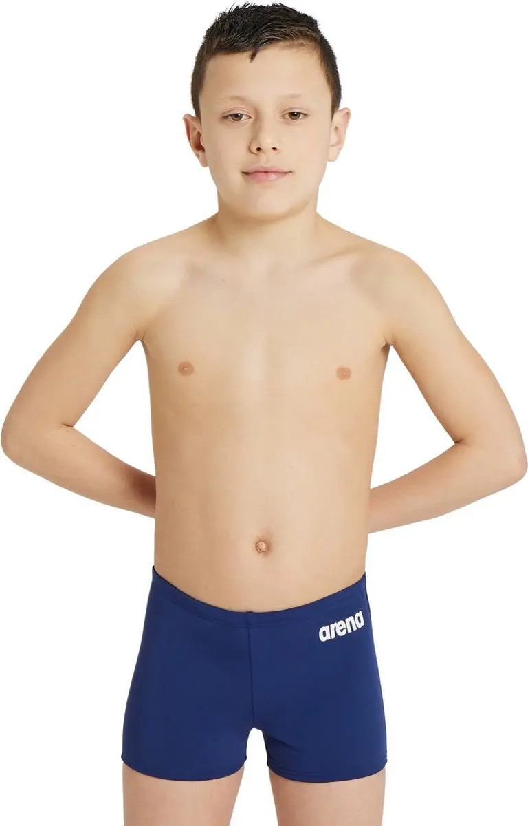 Arena B Team Zwemshort Effen Navy-White - 14-15 - afbeelding 5 van 6
