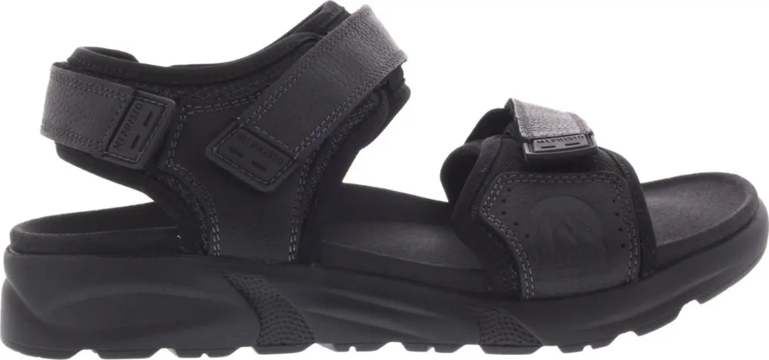 Heren Sandalen Mephisto Tito Black Zwart - Maat 45