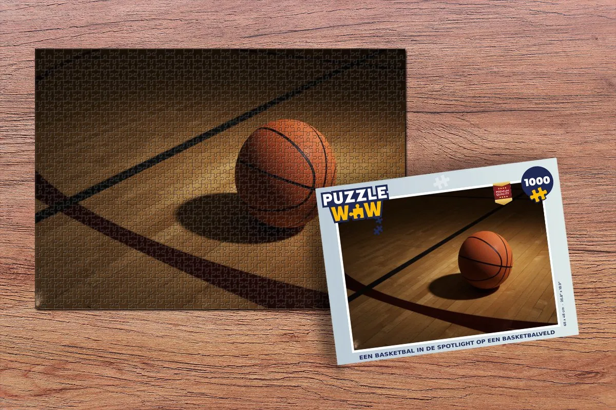 PuzzleWow Basketbal Puzzel 1000 Stuks - Multicolor