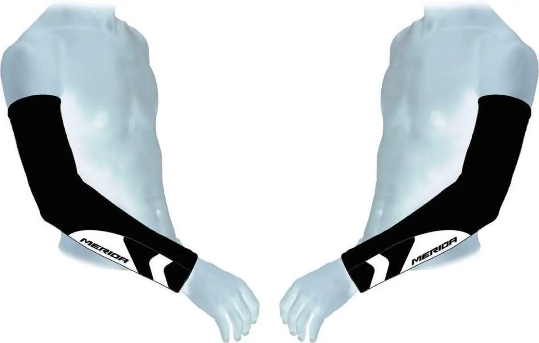 ARMWARMERS ZWART/WIT 3XL