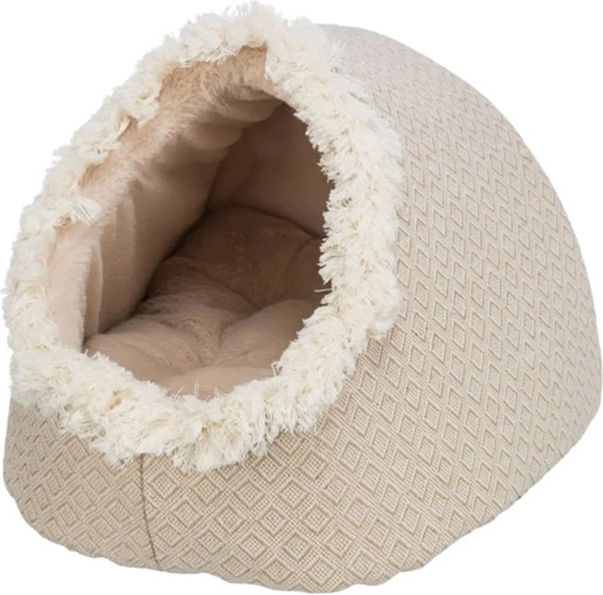 Trixie Kattenmand Iglo Boho - Beige - 35x41x26cm