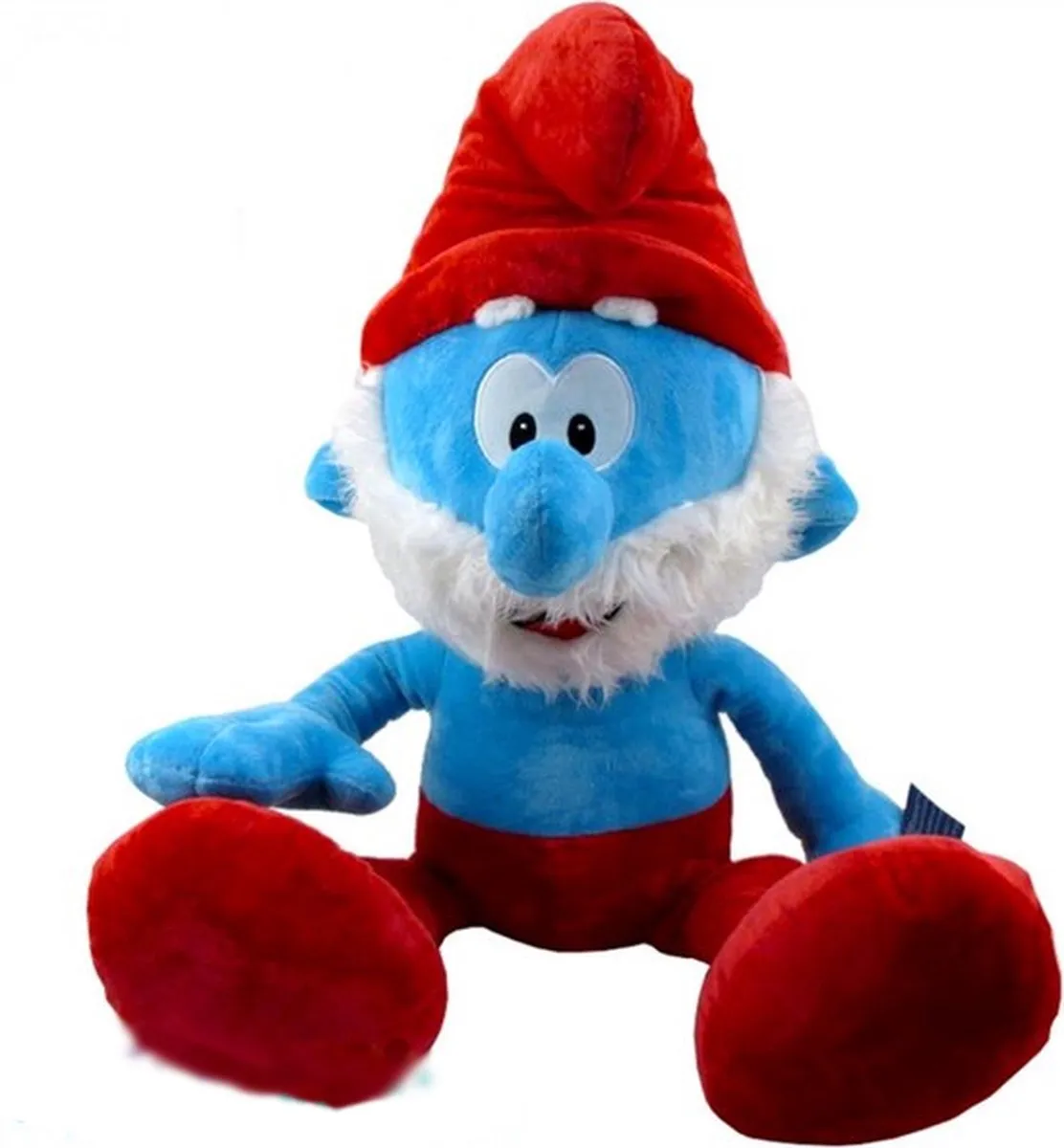 De Smurfen Grote Smurf XXL Pluche Knuffel 80cm