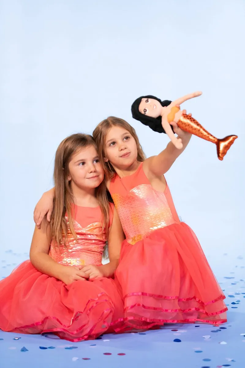 K3 - Verkleedkleding - Verkleedjurk 6-8j. - Lied van de zeemeermin - Maat 134