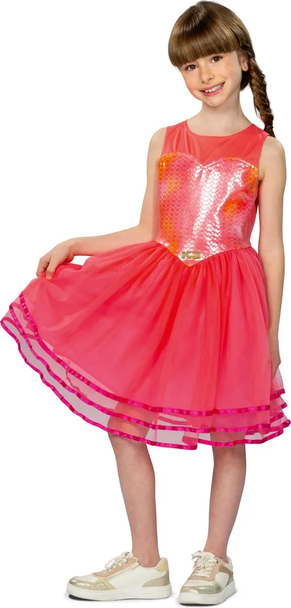K3 - Verkleedkleding - Verkleedjurk 6-8j. - Lied van de zeemeermin - Maat 134