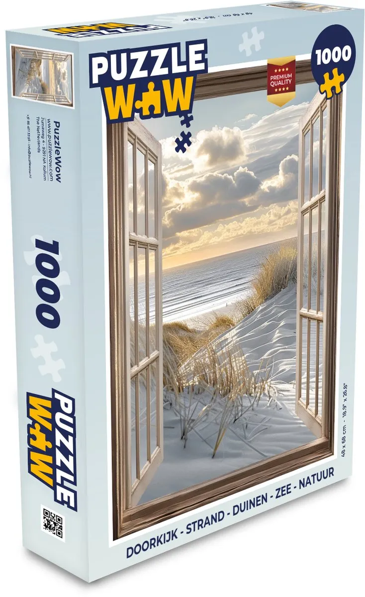 PuzzleWow Strand Legpuzzel 1000 Stuks
