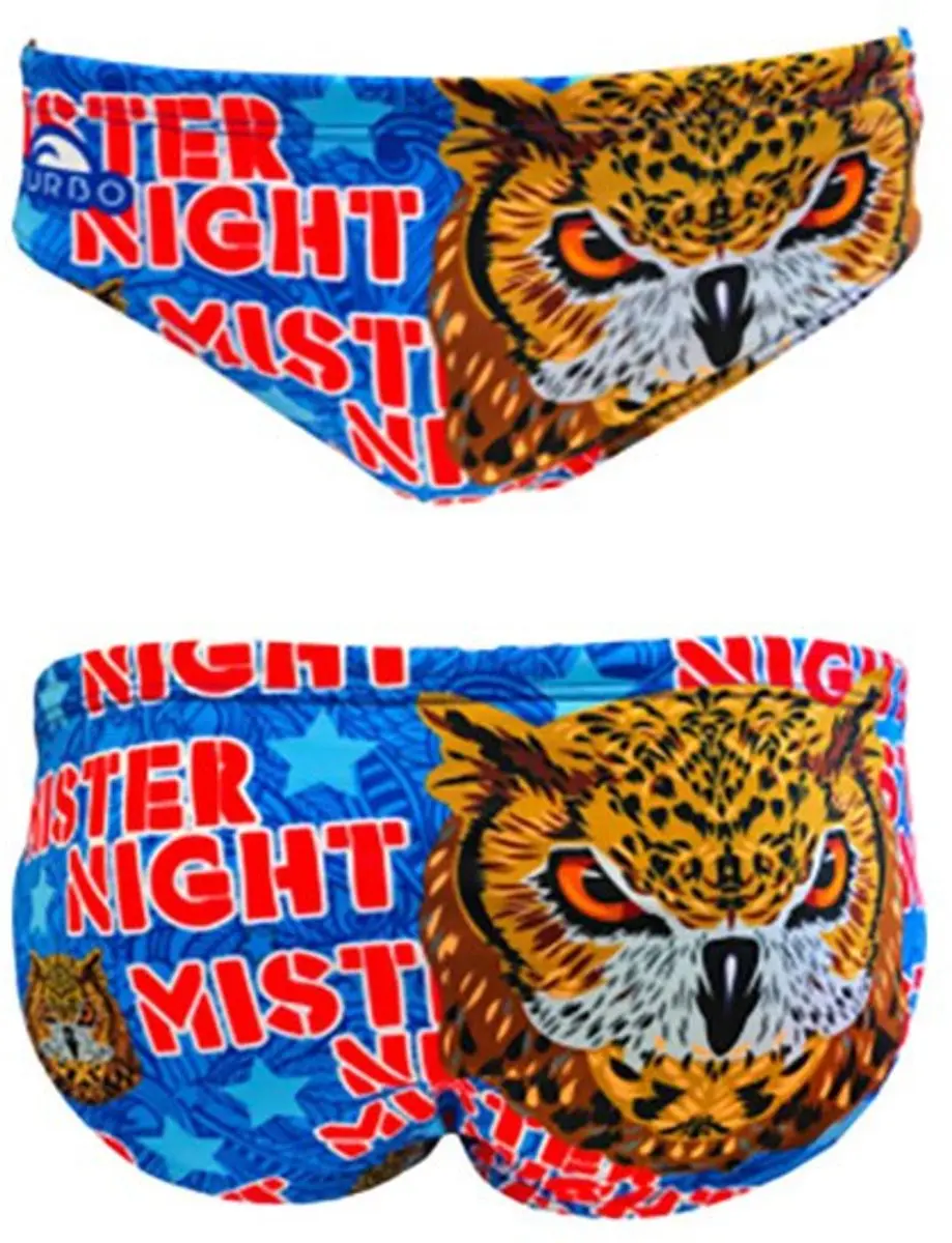 Turbo Mister Night Zwemslip Zwart 7-8 Years Jongen