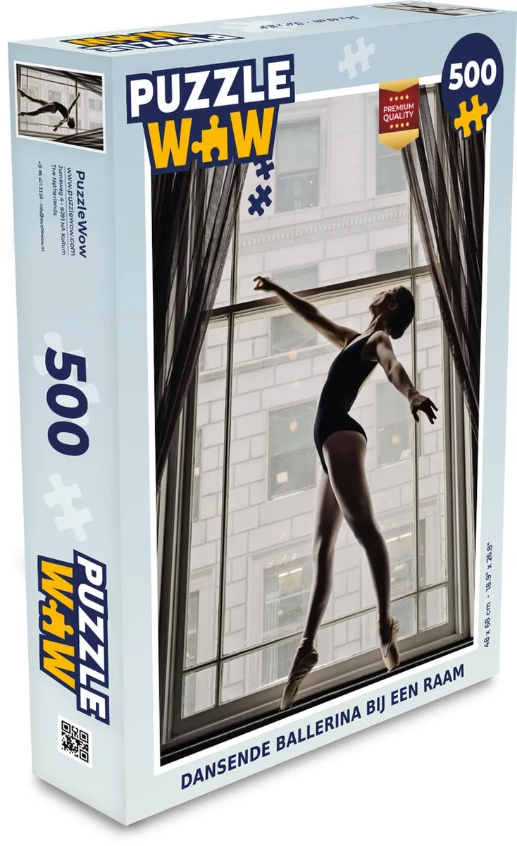 PuzzleWow Dansende Ballerina Legpuzzel 500 Stuks