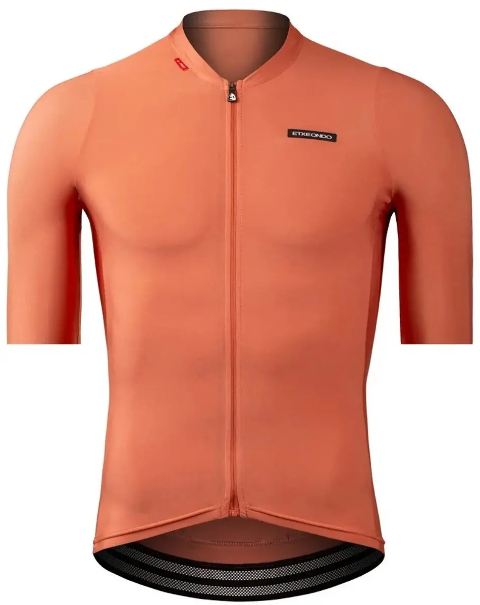 Etxeondo Alde Metalic Korte Mouw Wielertrui - Oranje - L - afbeelding 4 van 4