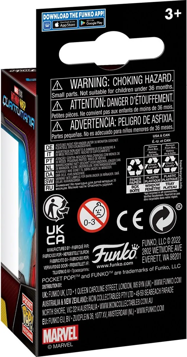 Funko Pocket Pop! Ant-Man Quantumania Sleutelhanger - Veelkleurig