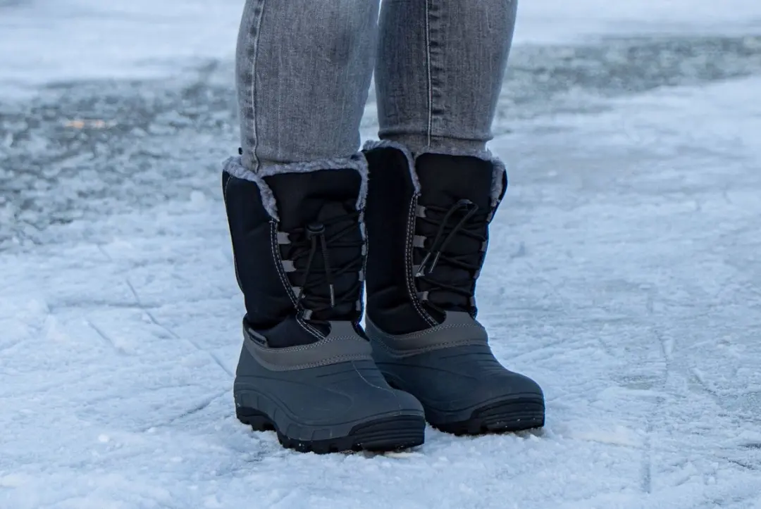 Winter-grip Frosty II Snowboots - Zwart/Grijs - afbeelding 4 van 5