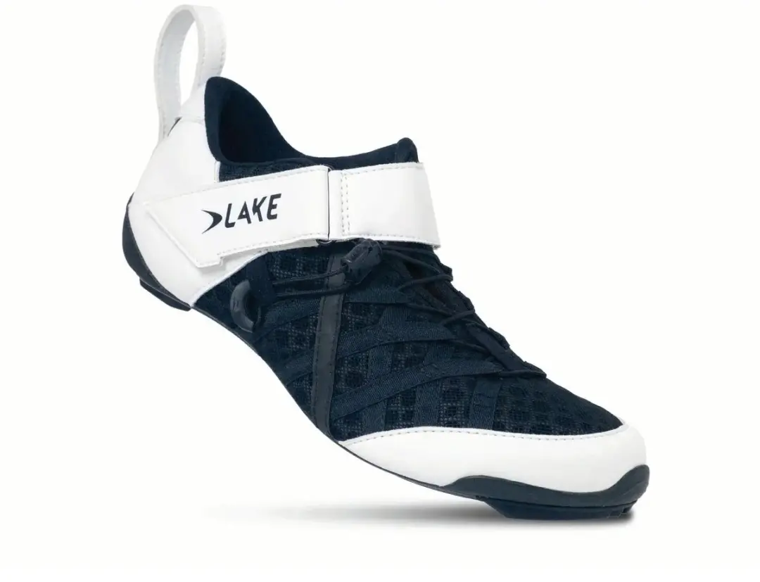 Lake TX224-X Comfort Plus Triathlonschoenen - Wit/Zwart - afbeelding 2 van 2