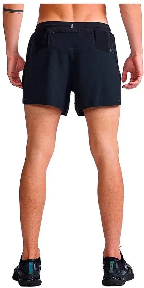 2XU Light Speed Stash 5 Inch Korte Broek - Zwart - M - afbeelding 6 van 6