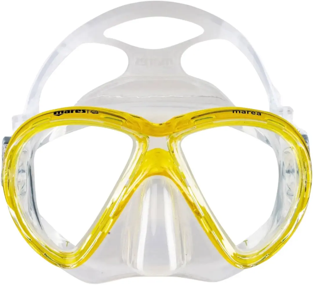 Mares X-One Marea Snorkelset - Geel/Zwart - afbeelding 4 van 6