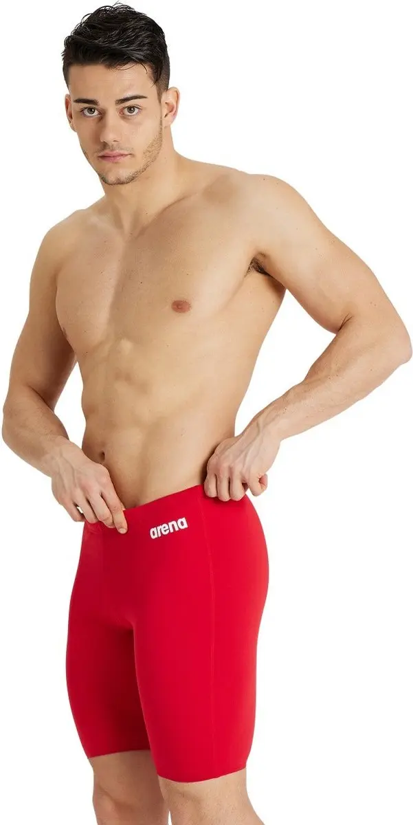 Arena M Team Swim Jammer Solid - Rood/Wit - afbeelding 2 van 6