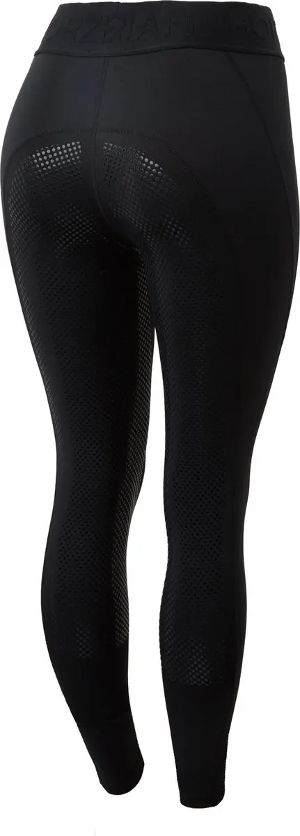 Horze Madison Siliconen Zitvlak Tights, dames, Black, 36