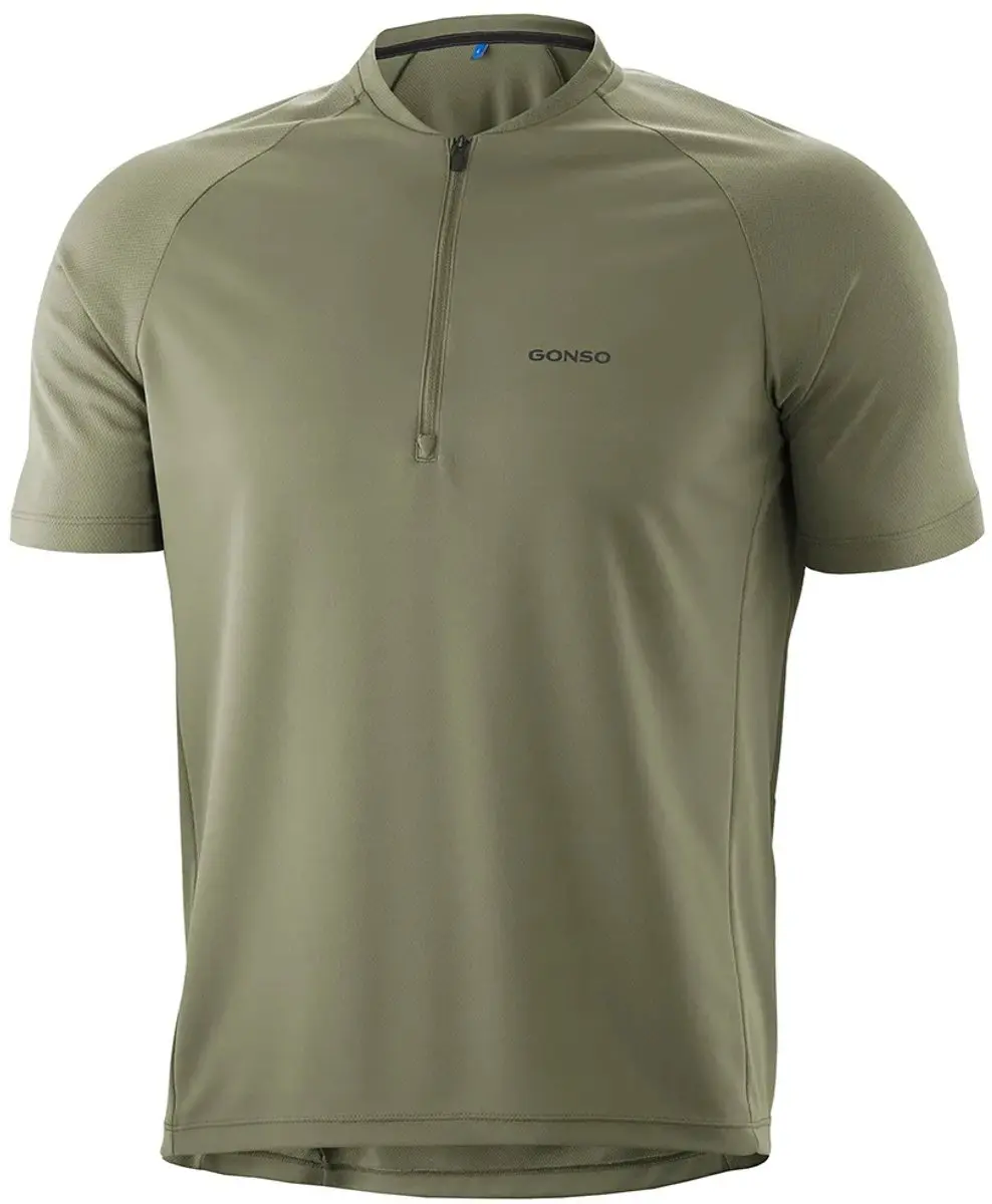 Gonso Sitivo Blue Wielertrui Heren - Groen - 4XL - afbeelding 2 van 4