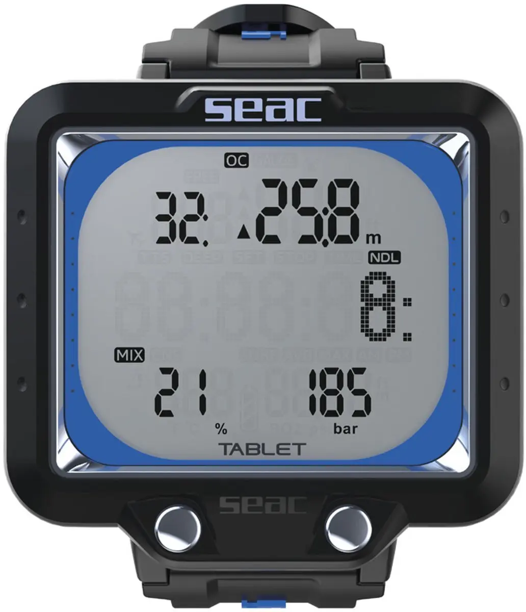 Seac Sub Tablet Duikcomputer Zwart/Blauw