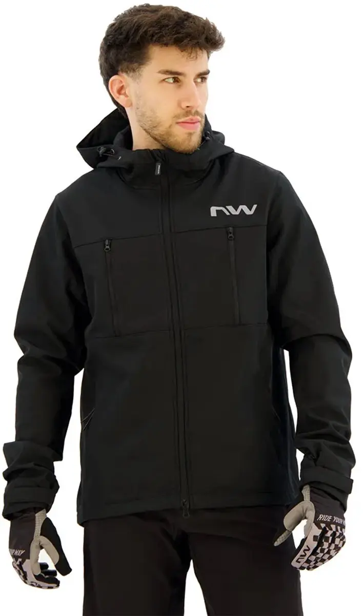Northwave Easy Out Softshell Jas - Zwart - afbeelding 6 van 6
