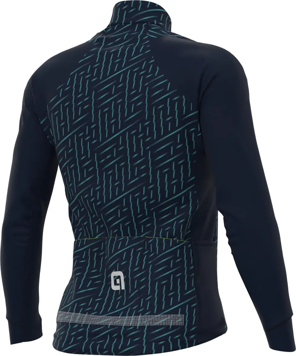 Alé Fietsshirt Lange Mouw PRR Green Bolt - Oranje - M - afbeelding 4 van 6