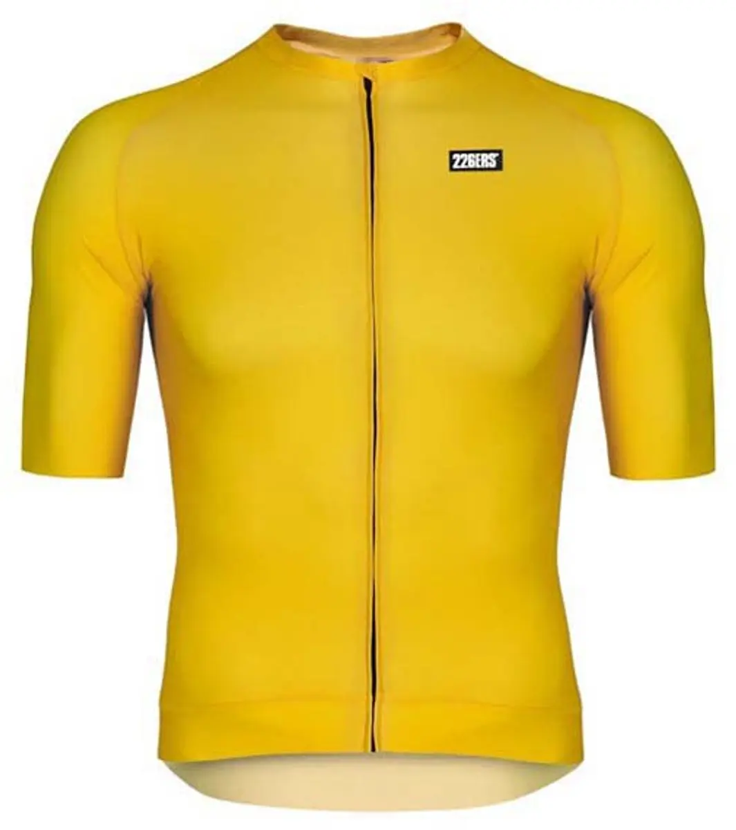 226ers Color Block Korte Mouw Wielertrui Geel XL Man