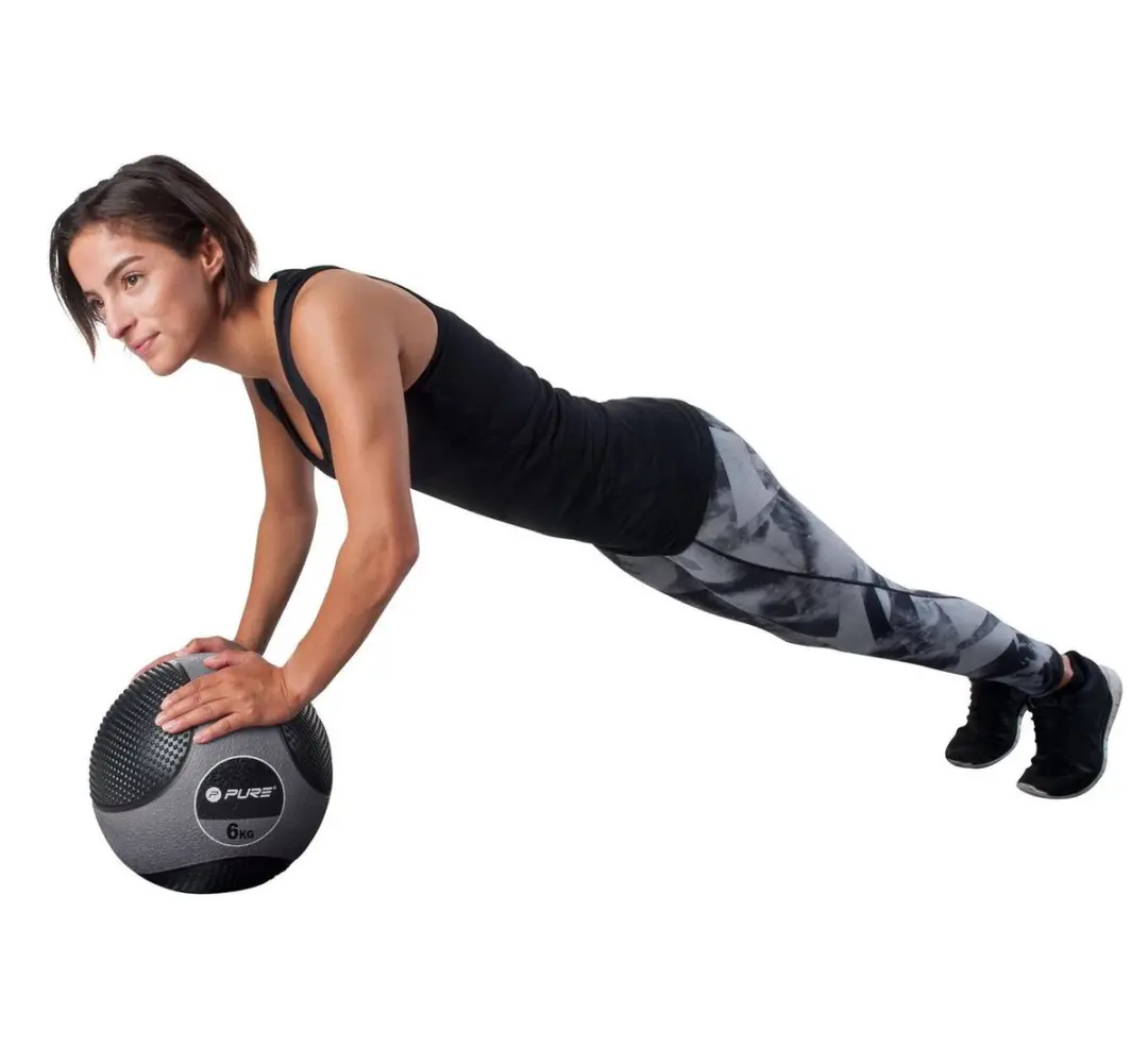 Pure2Improve Medicijnbal 6kg - Grijs - afbeelding 6 van 6