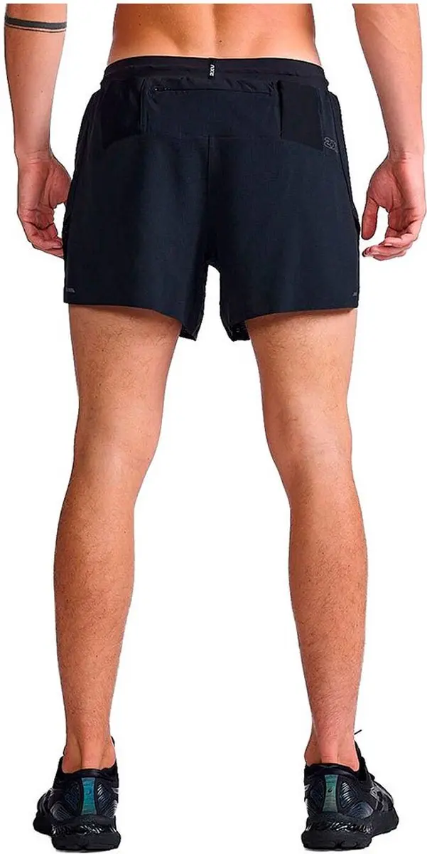 2XU Light Speed Stash 5" Korte Broek - Zwart - 2XL - afbeelding 2 van 6