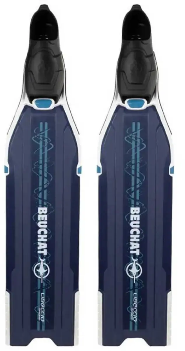 Beuchat Libeccio Sport Freedivingvinnen Wit,Blauw EU 41-42