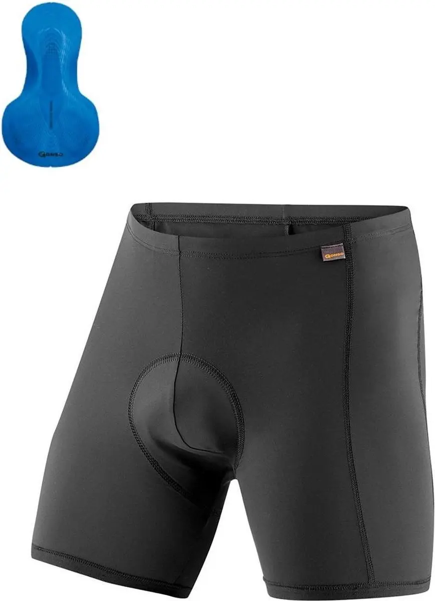 Gonso Sitivo U Fietsbroek - Maat L - Zwart - afbeelding 3 van 6