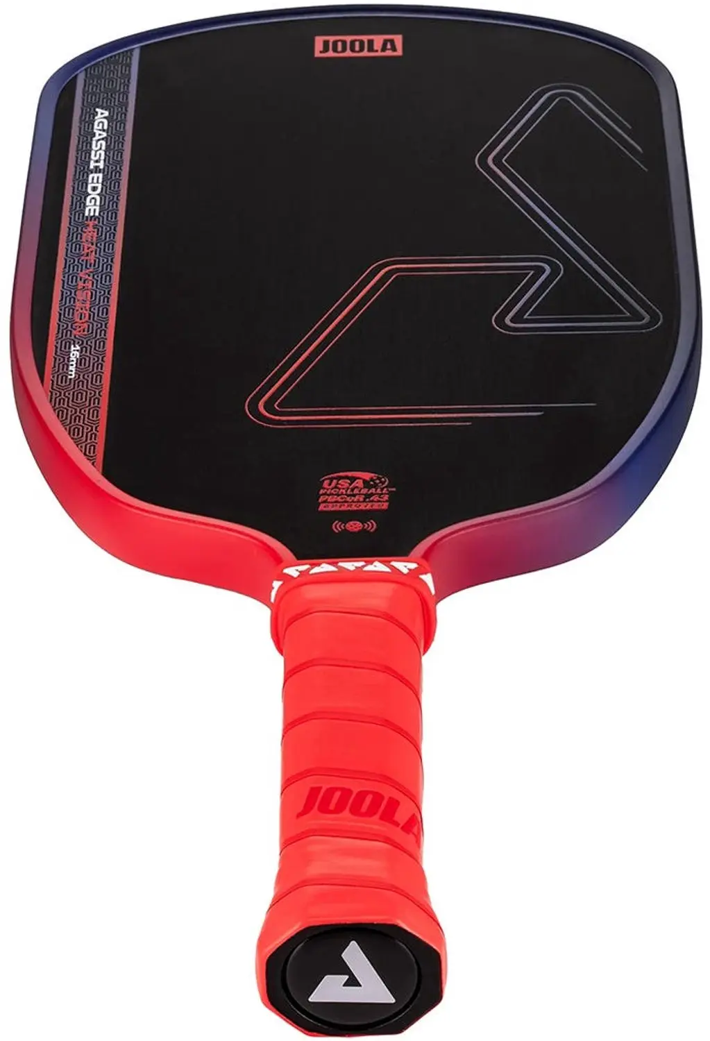 Joola Heat Vision 16 Pickleball Racket - Blaze Red - afbeelding 6 van 6