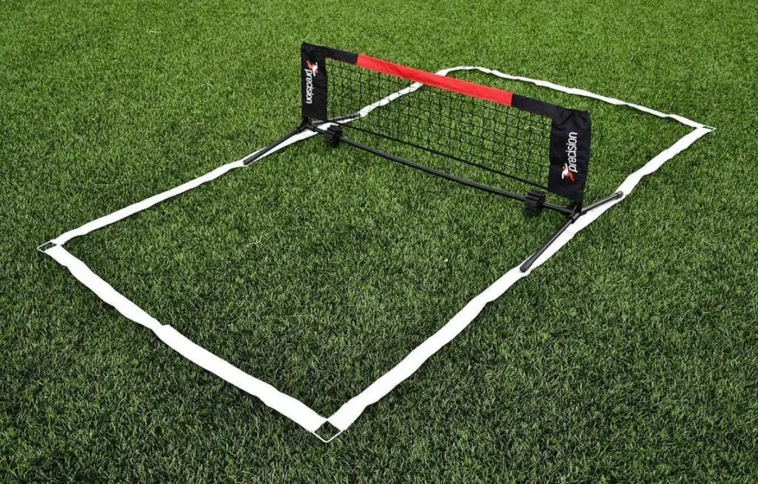 Precision Voettennisset Mini 1,2 X 2,5 M Zwart/wit 7-delig