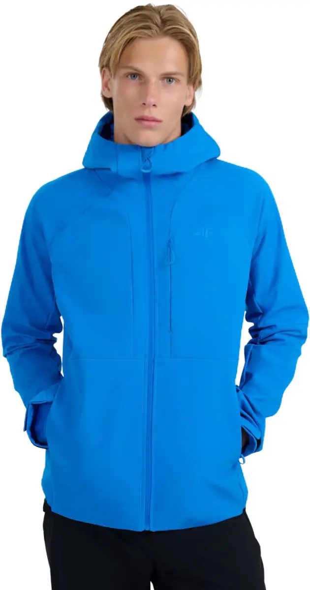 4F Jas Heren softshell Blauw