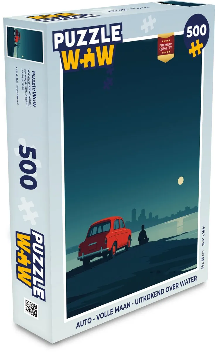 PuzzleWow Volle Maan Legpuzzel 500 Stuks