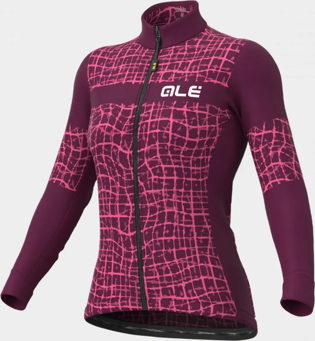Ale Dames Fietsshirt Lange Mouwen Solid Wall